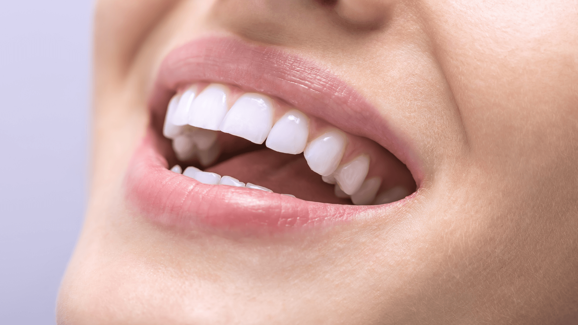 smile with straight teeth